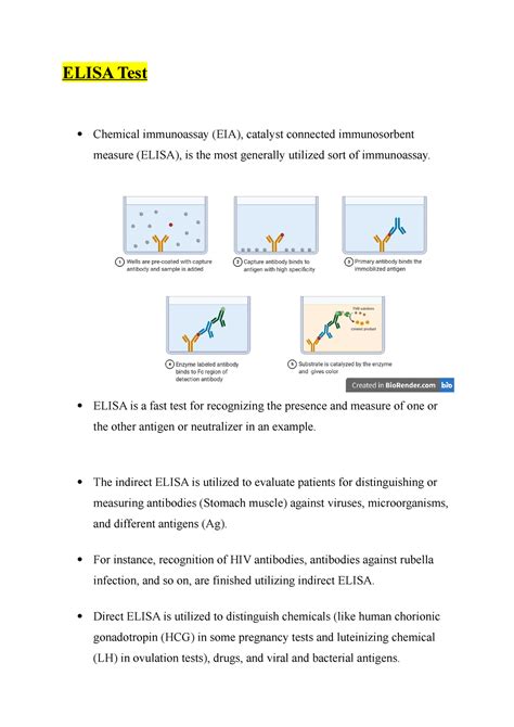 elisa test notes|elisa vedantu notes.